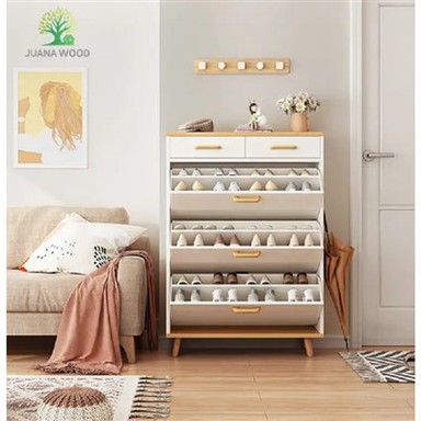 Kolmikerroksinen kaatokenkäkaappi